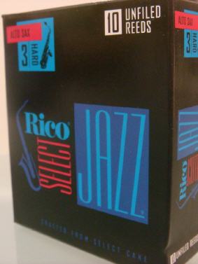 Alt-Saxophonblätter Rico Jazz Select UNFILED REEDS