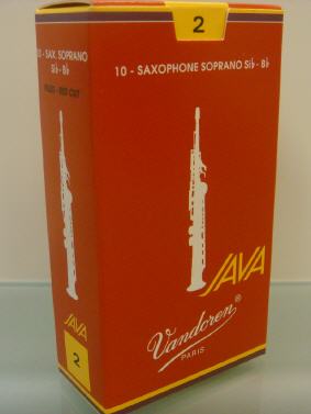 Sopran-Saxophonblätter Vandoren Java FILED RED CUT