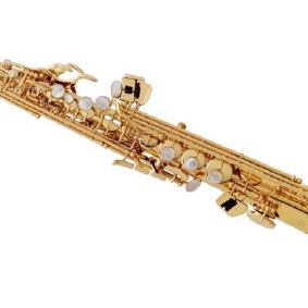 Sopran-Saxophon Selmer Super Aktion II Goldlack.