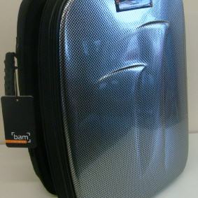 B-Klarinetten Koffer BAM Trekking, silber Carbon