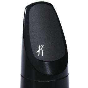 Mundstück-Bissplättchen Rico 0.8mm (schwarz)