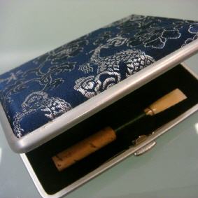 Reed Case Oboe blau 6.Rohre. Oboes