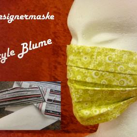 Designermaske Blume